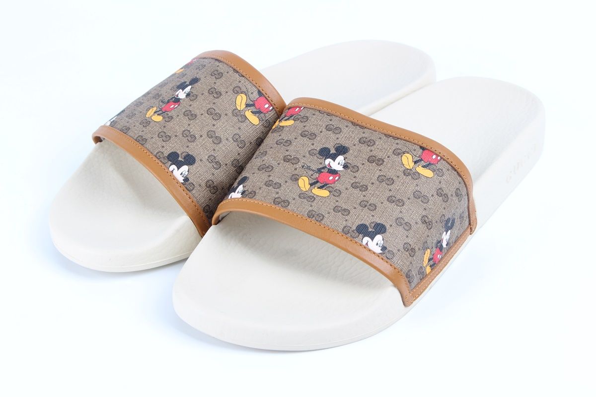 Gucci Disney Mickey Mouse GG Logo Slippers 6 - SKU