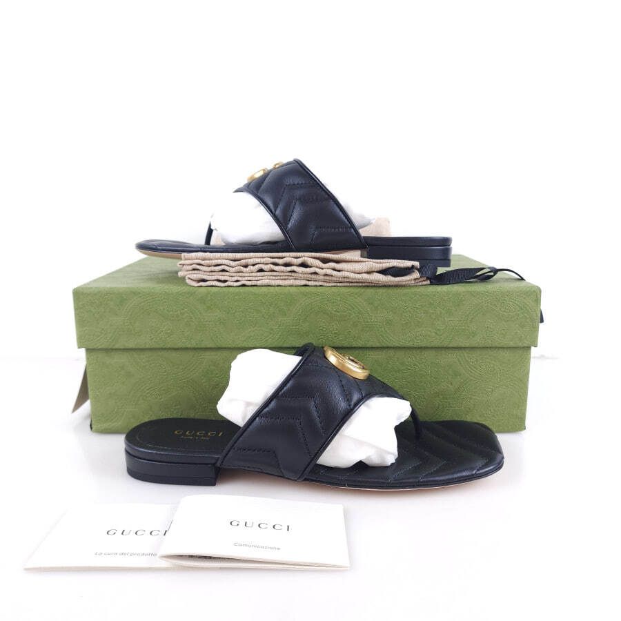 Gucci Double G Mamonde Philip Flip Flop Sandals 776948 6704