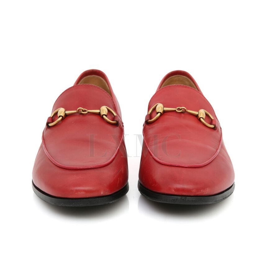 Gucci Horsebit Jordan Red Loafer 404069
