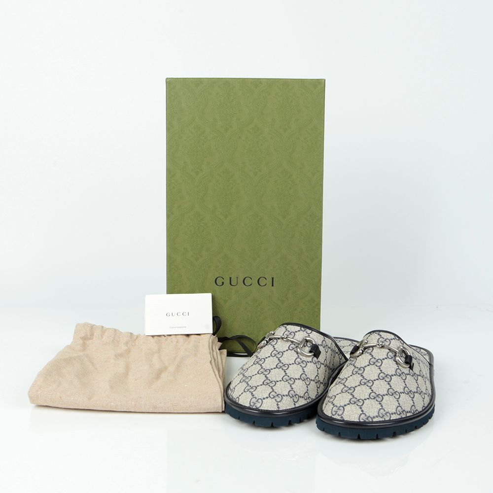 Gucci Horsebit Mule Slippers Size 8.5 694249