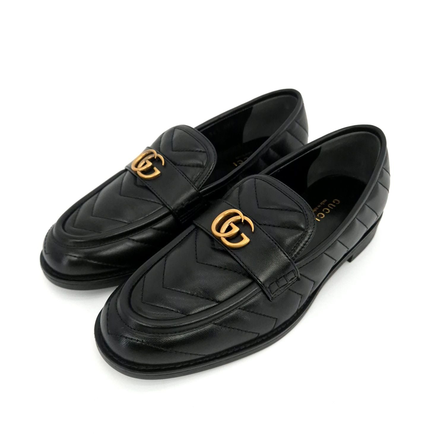 Gucci Monogram Loafers (670399)