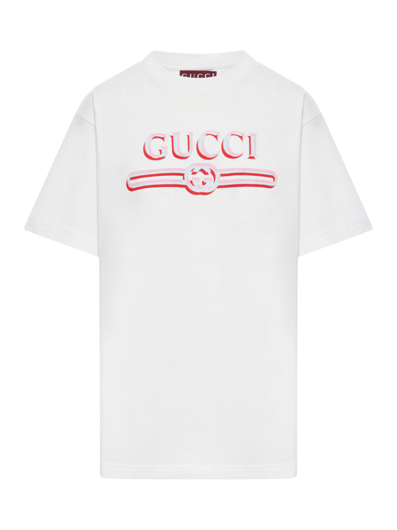 Gucci PRINTED COTTON JERSEY T-SHIRT