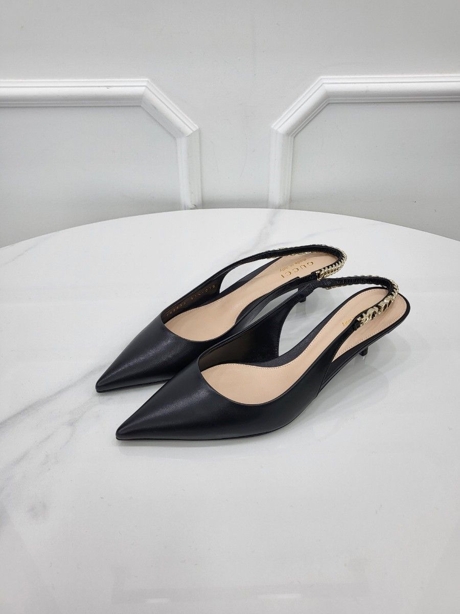 Gucci Synoria Flat Shoes 37.5 786599