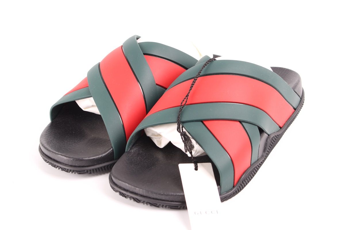 Gucci Triple Web Slipper 8 - SKU 270