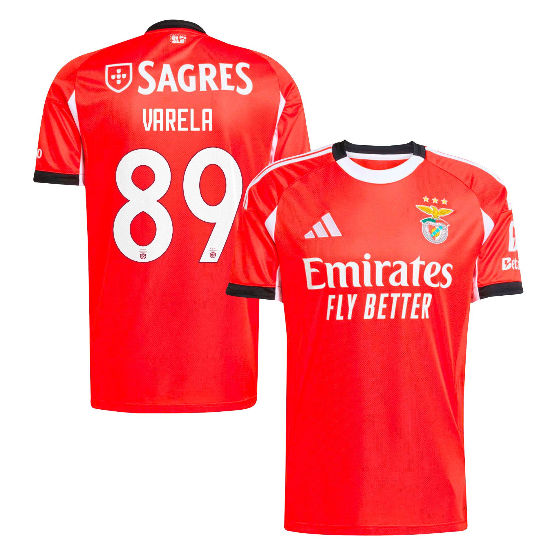 Gustavo Varela 89 SL Benfica 2025/26 Home Men Jersey - Red