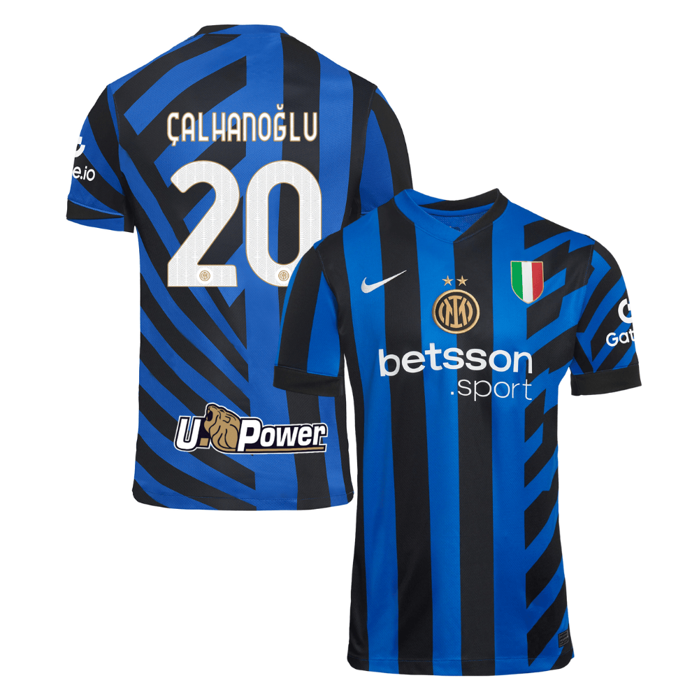 Hakan Calhanoglu 20 Inter Milan 2024-25 Home Men Jersey - Blue