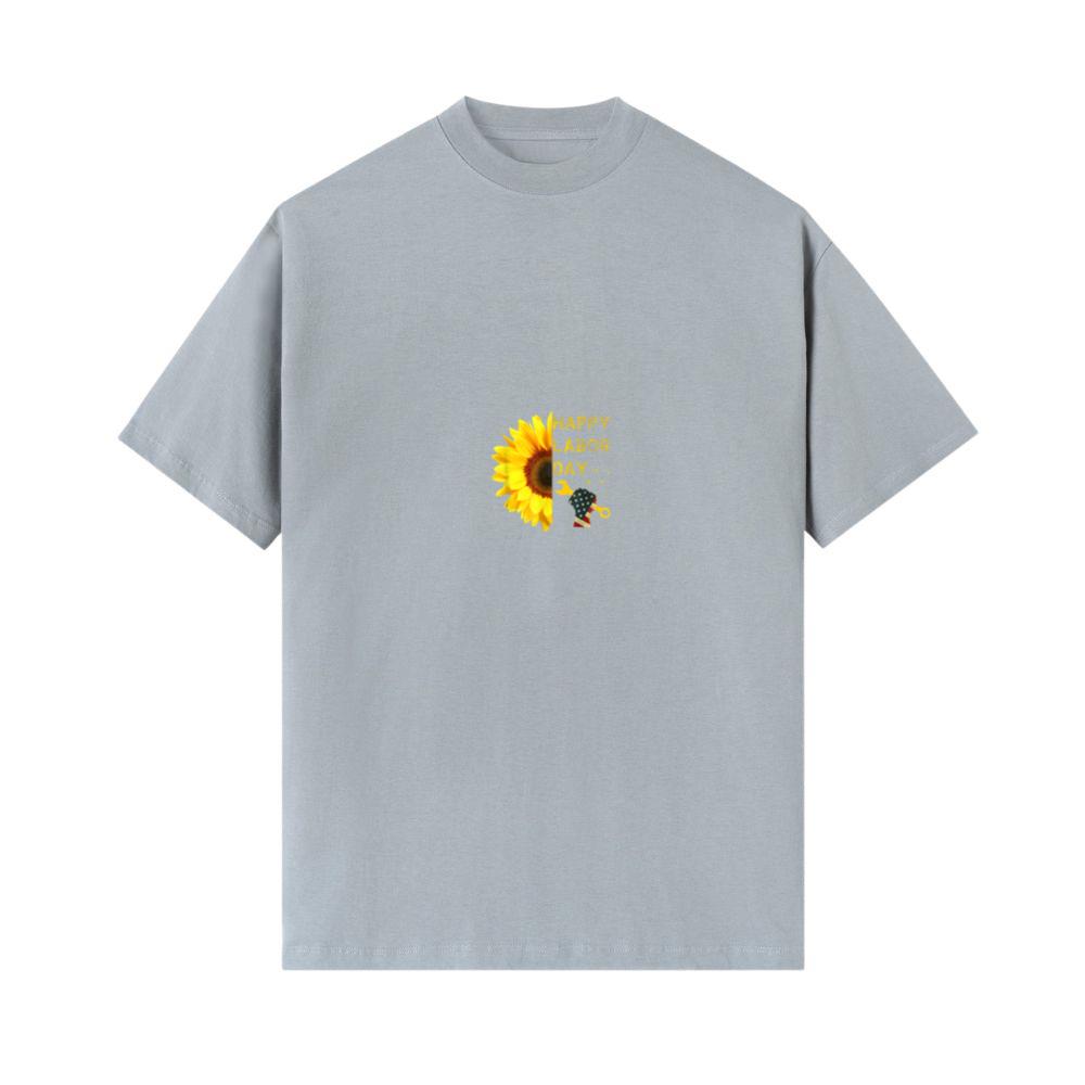 Happy Labor Day Sunflower American Flag 4