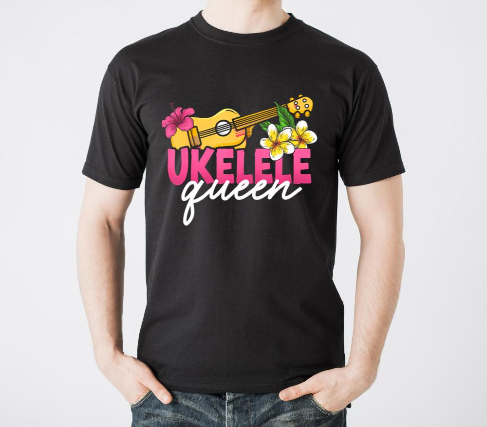 Hawaiian Ukulele Uke Queen Ukulele Queen - Unisex Standard T-Shirt
