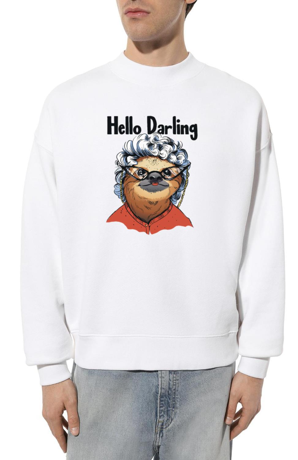 Hello Darling Folivora Brown-Throated Pilosa - Unisex Sweatshirt