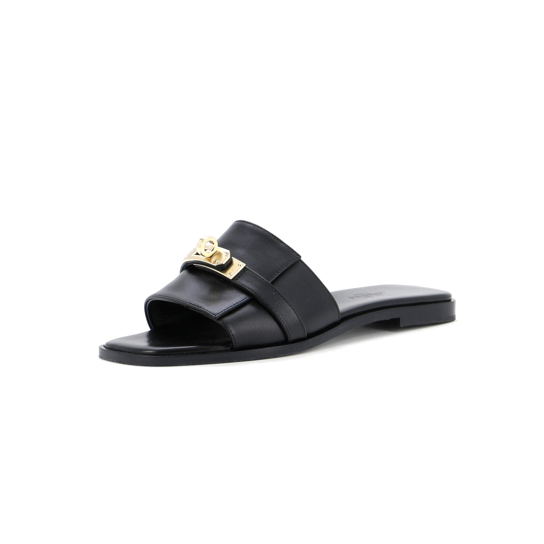 Hermes Women's Gabriel Slide Sandals Leather
