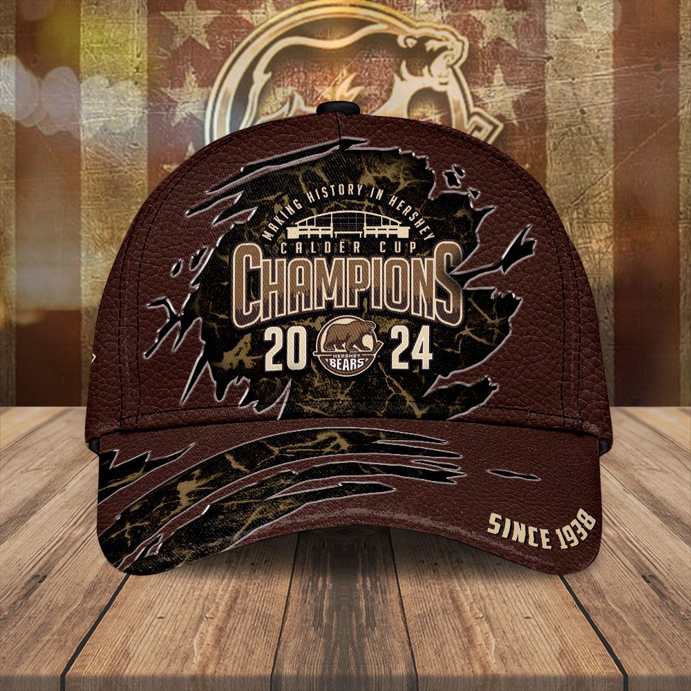 Hershey Bears Classic Cap Making History In Hershey Calder Cup Champs 