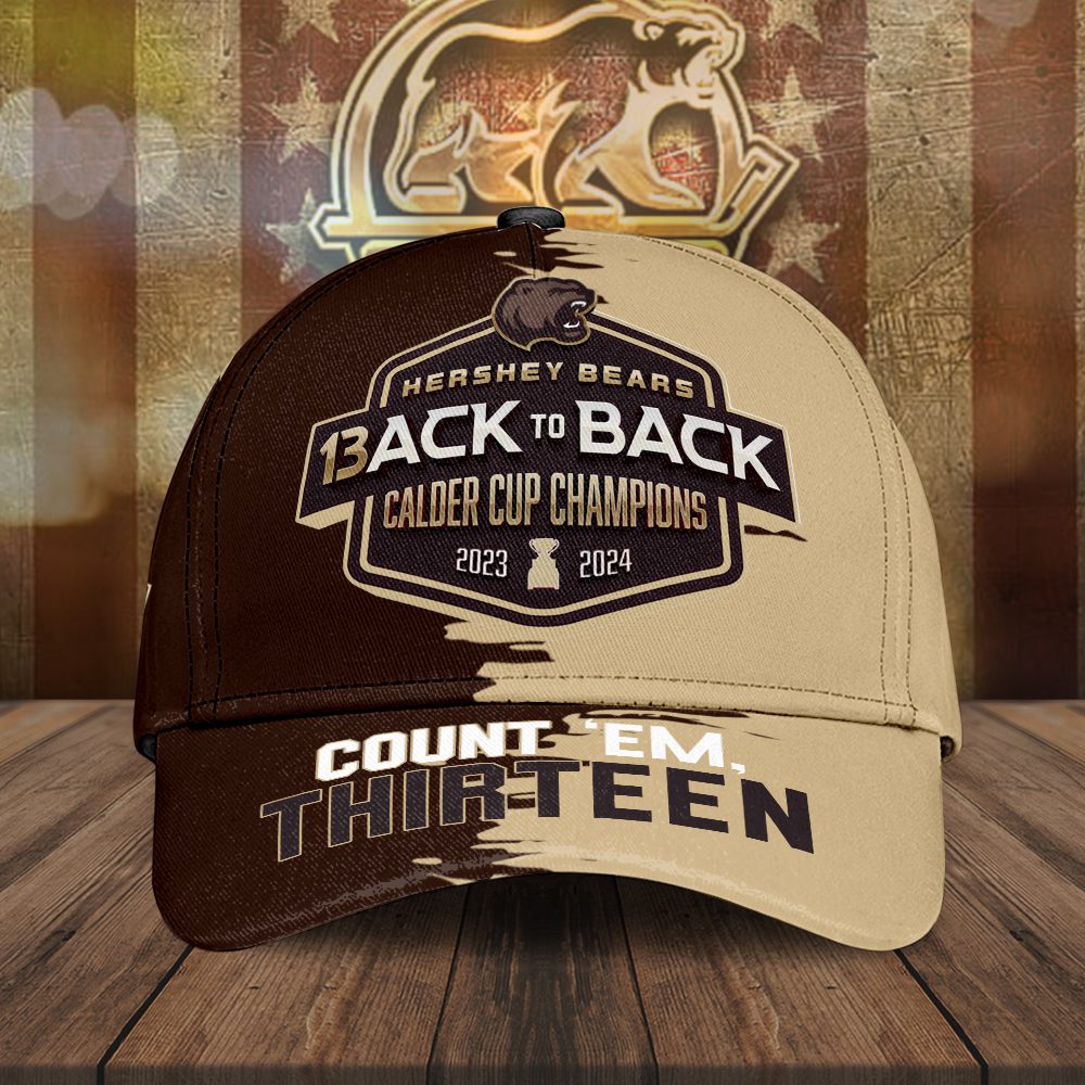 Hershey Bears Logo Calder Cup Champions Classic Cap Gcc3231