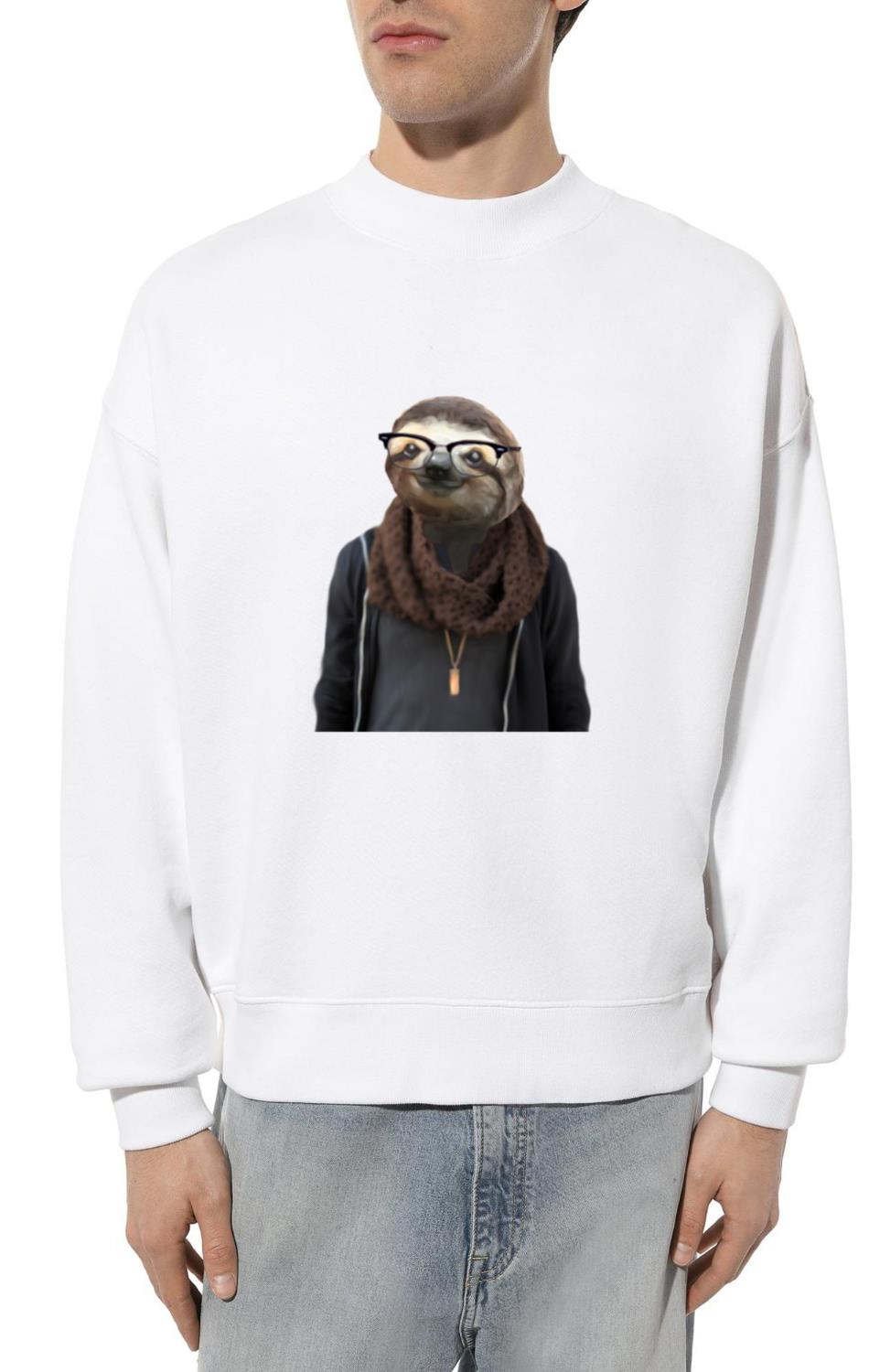 Hipster Sloth - Unisex Sweatshirt