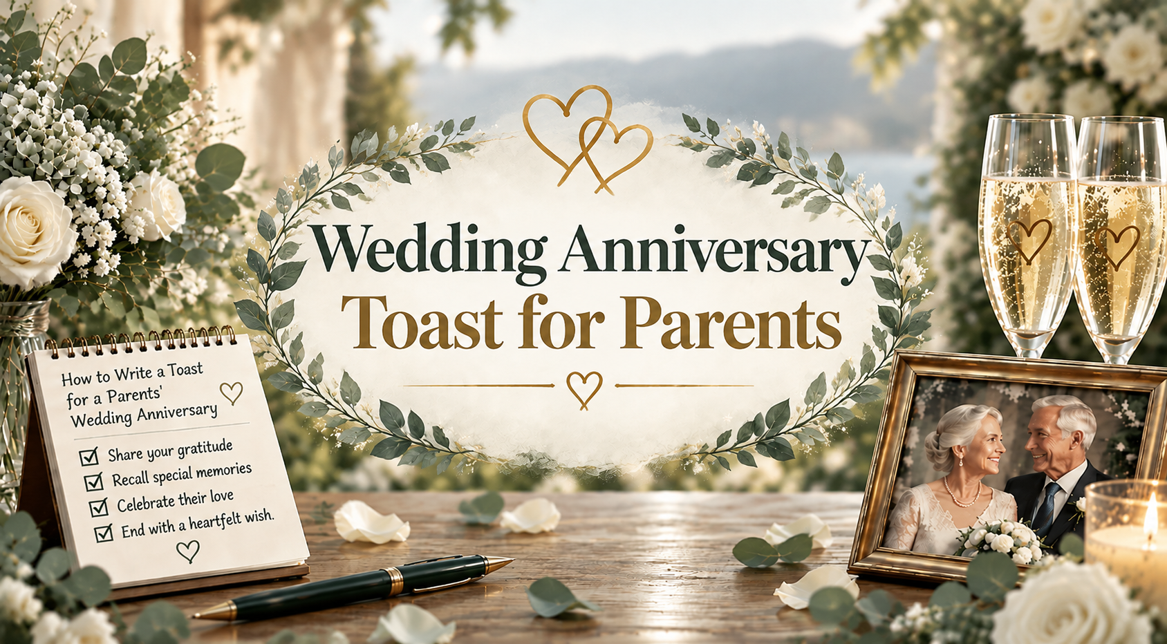 Wedding Anniversary Toast Writing to Use for Parents