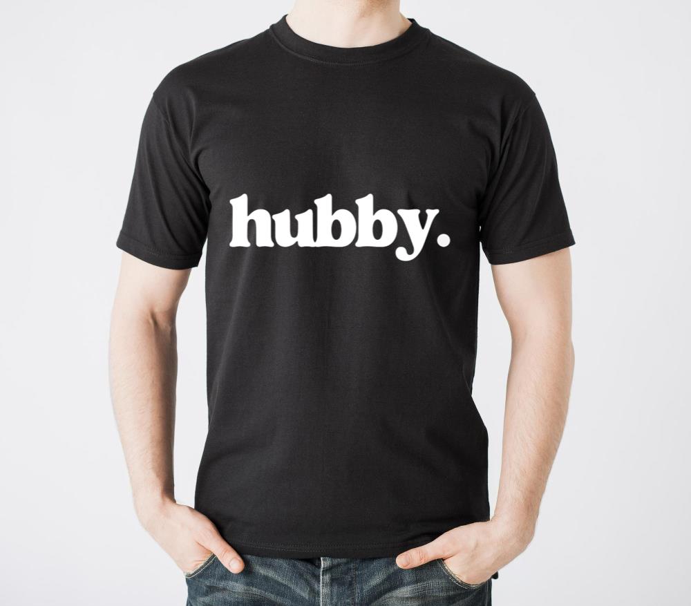 Hubby T-shirt  Wedding Gift  Couples Shirt - Unisex Standard T-Shirt
