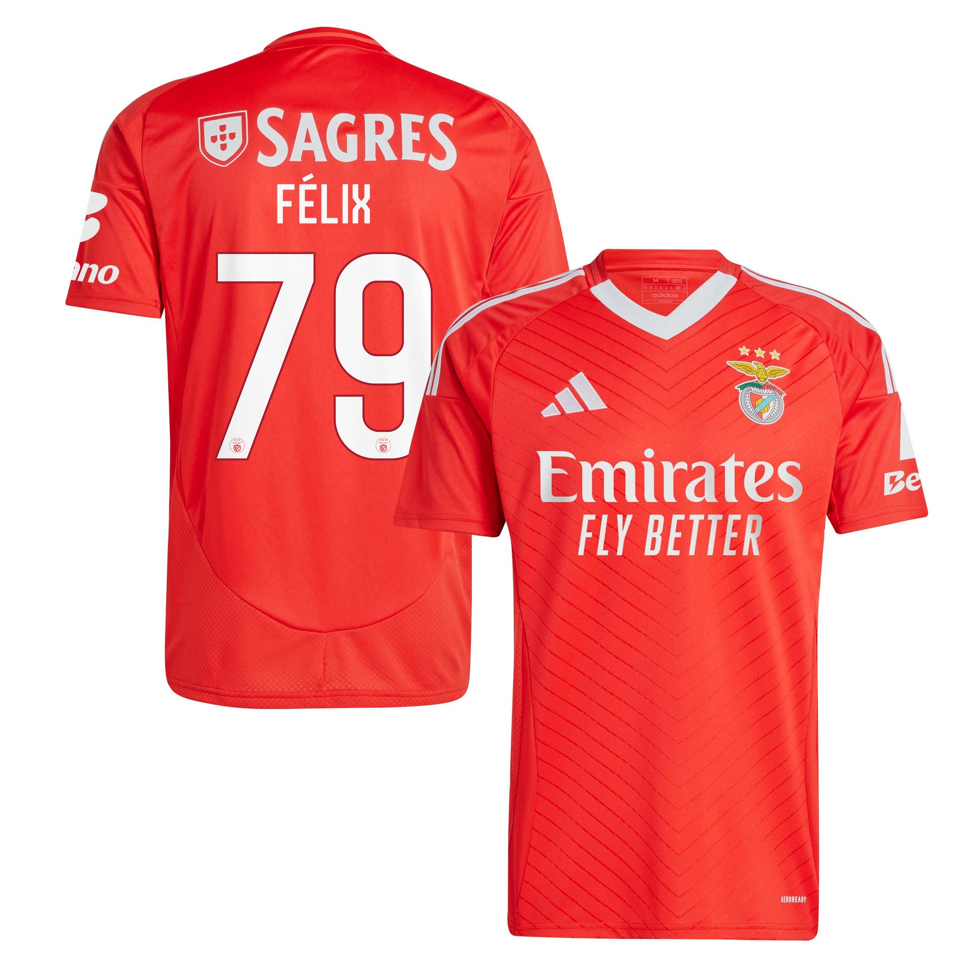 Hugo Flix 79 S.L. Benfica 2024/25 Home Men Jersey - Red