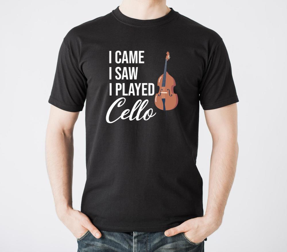I Came I Saw I Played Cello Funny Cellist Musical - Unisex Standard T-Shirt