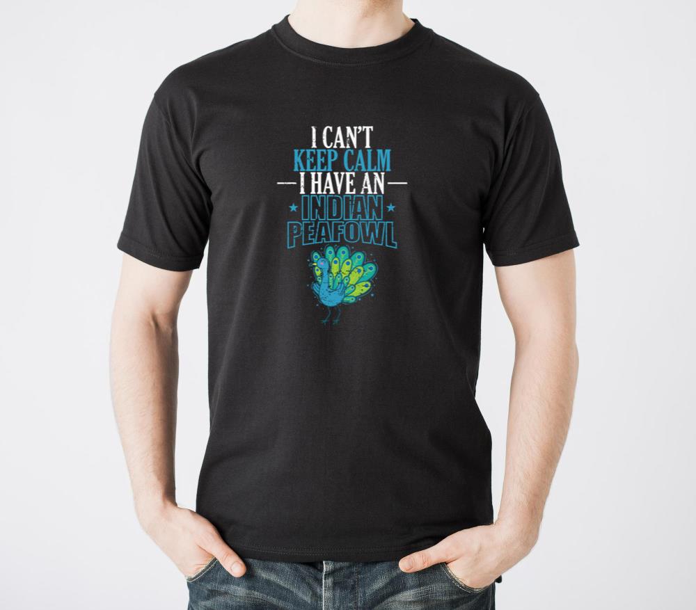 I cant Keep calm I have an Indian Peafowl - Unisex Standard T-Shirt