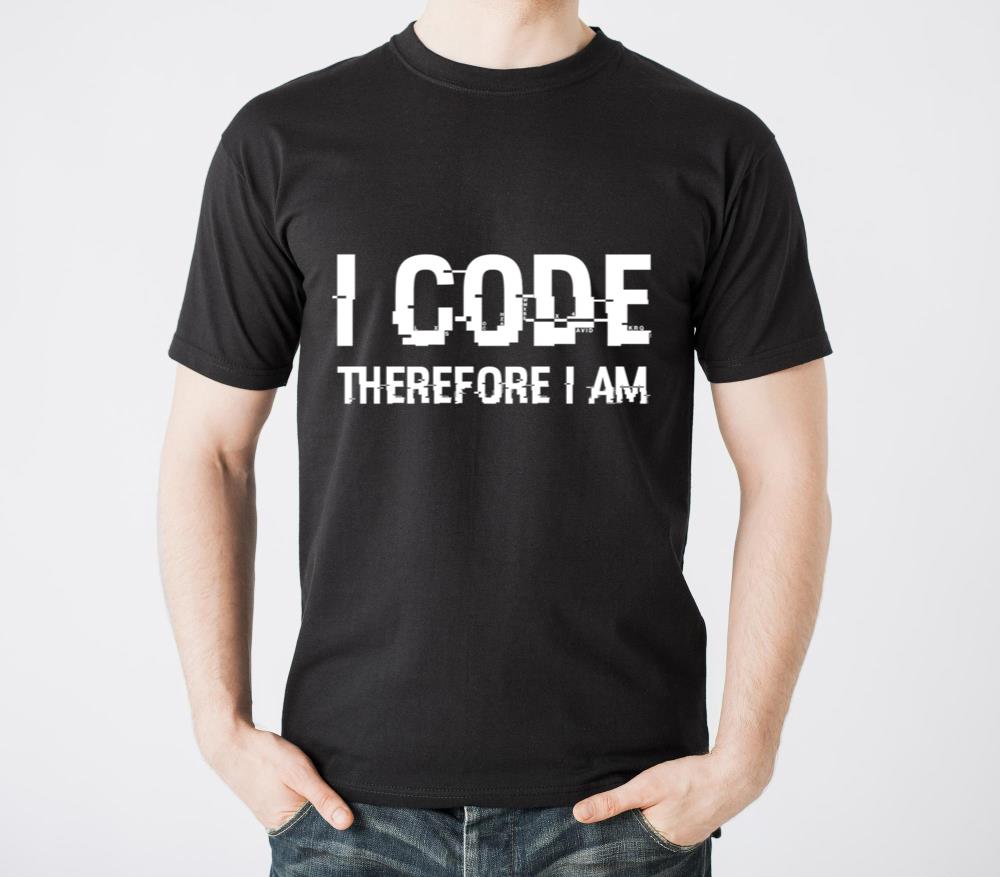 I Code Therefore I Am Coding - Unisex Standard T-Shirt