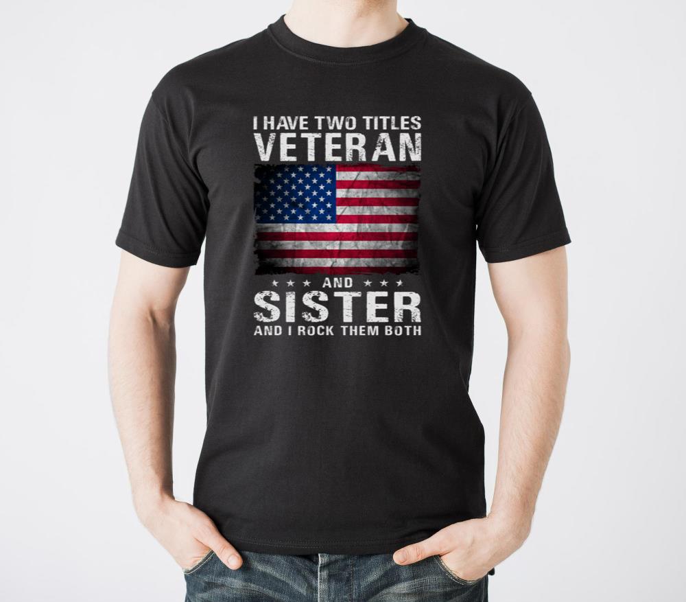 I Have Two Titles Veteran And Grumpy Funny Dad - Unisex Standard T-Shirt