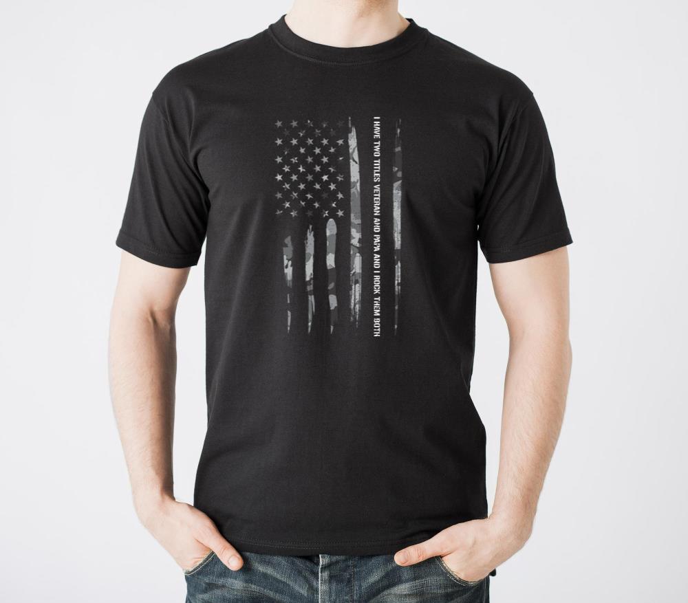 I Have Two Titles Veteran And Pa - Unisex Standard T-Shirt