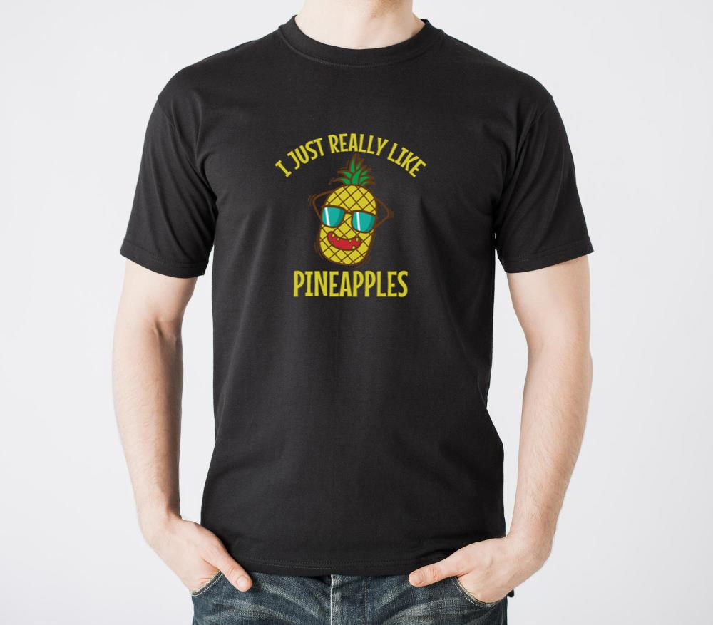 I Just Really Like Pineapples Fruit - Unisex Standard T-Shirt