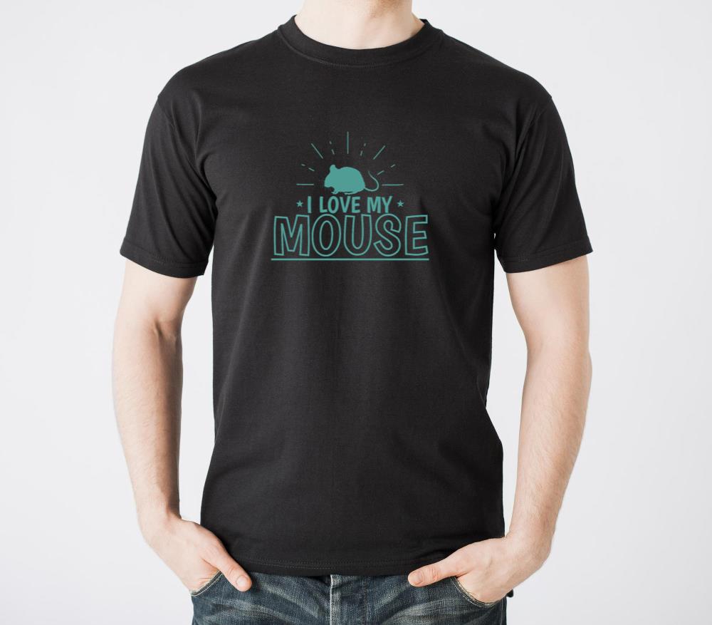 I love my Mouse little Rodent - Unisex Standard T-Shirt
