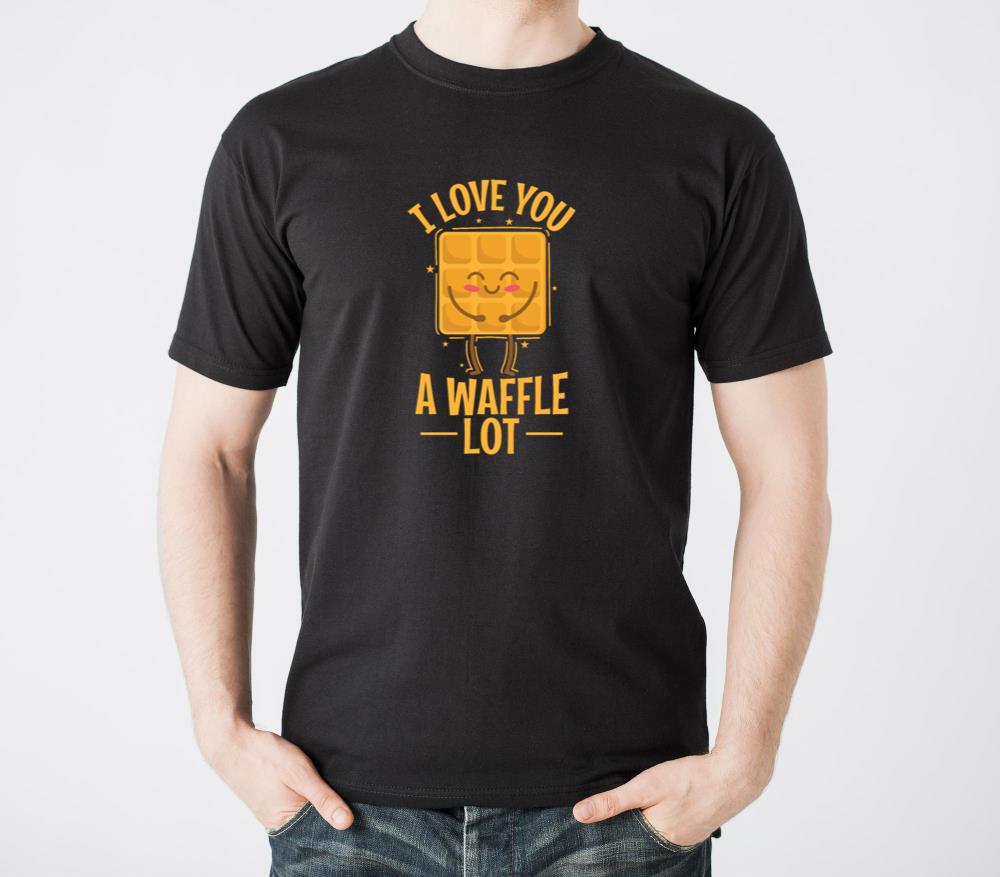 I Love You a Waffle Lot Pastry Pastry Snack - Unisex Standard T-Shirt