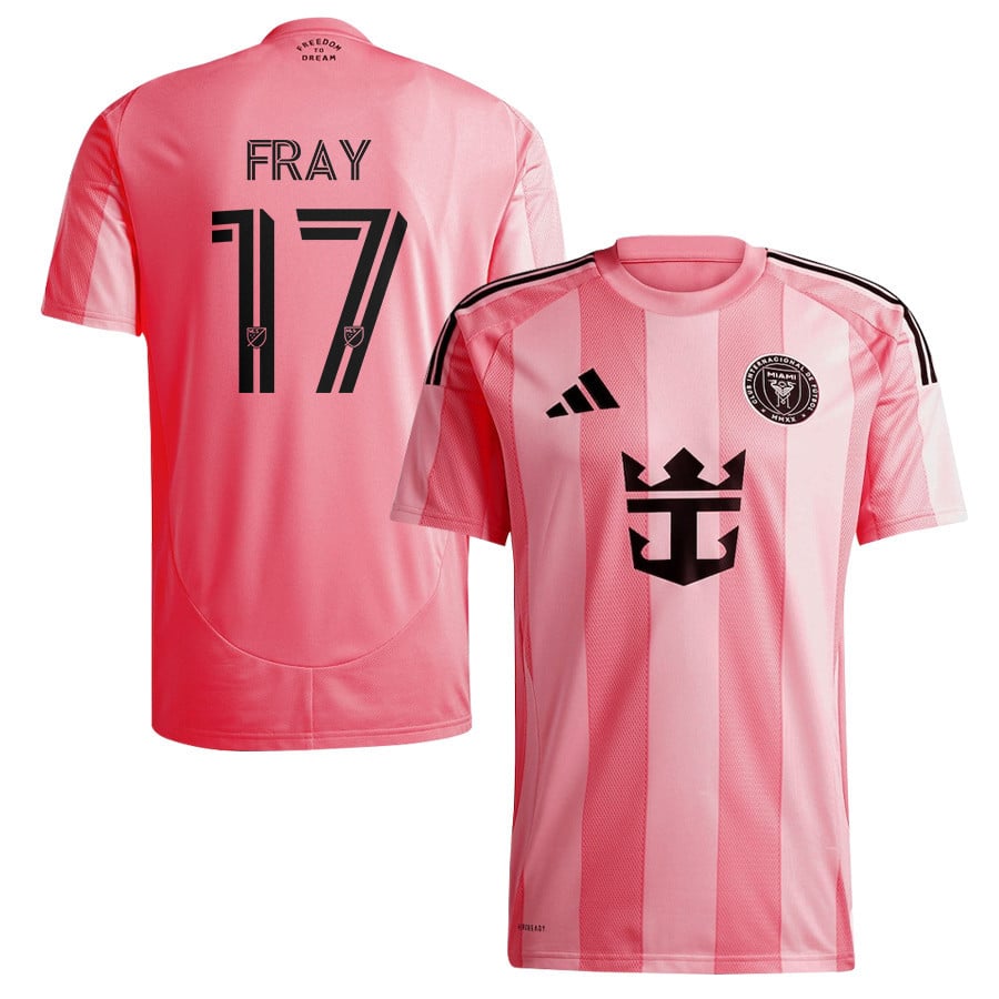 Ian Fray 17 Inter Miami CF 2025 Euforia Men Jersey - Light Pink