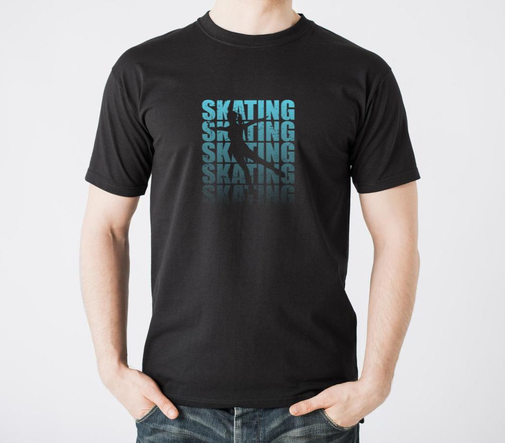 Ice Skating Sport cool Sport in Winter - Unisex Standard T-Shirt