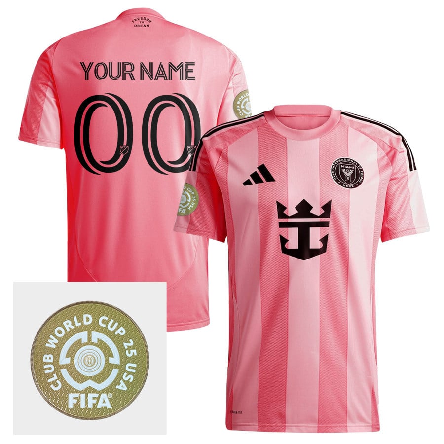 Inter Miami CF 2025 Euforia FIFA Club World Cup 25 USA Patch Men Custom Jersey - Light Pink