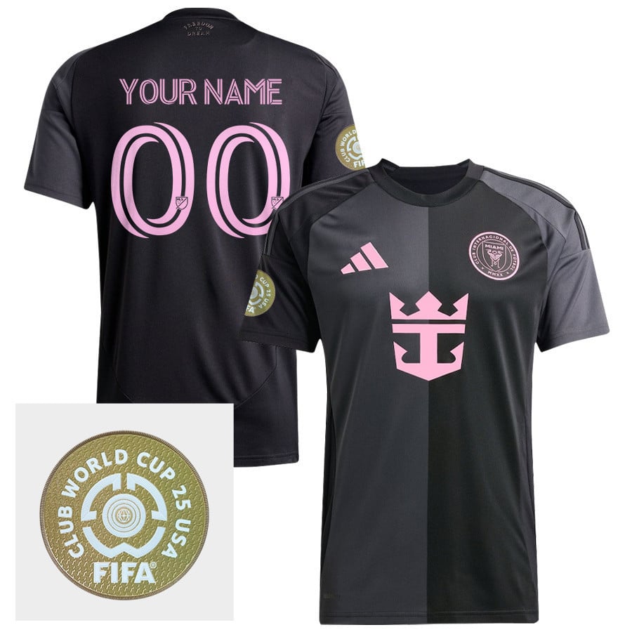 Inter Miami CF 2025 The Fortitude Kit FIFA Club World Cup 25 USA Patch Men Custom Jersey - Black