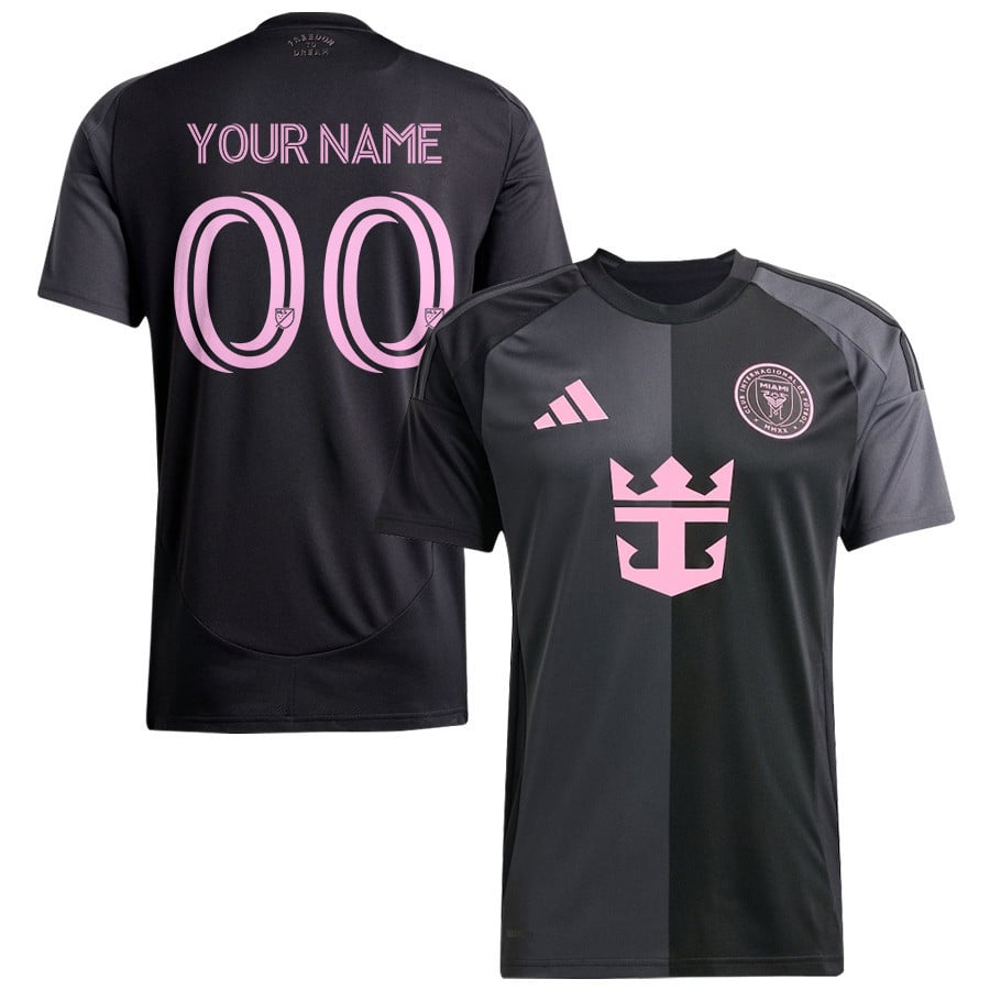 Inter Miami CF 2025 The Fortitude Kit Men Custom Jersey - Black