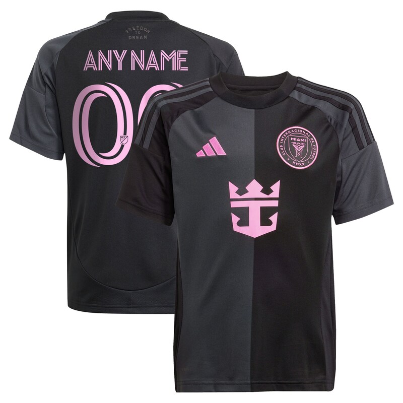 Inter Miami CF Youth 2025 The Fortitude Kit Replica Custom Jersey - Black