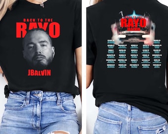 J Balvin Back To The Rayo Tour Shirt, J Balvin Merch J Balvin Tour 2025 J Balvin Shirt J Balvin Gif