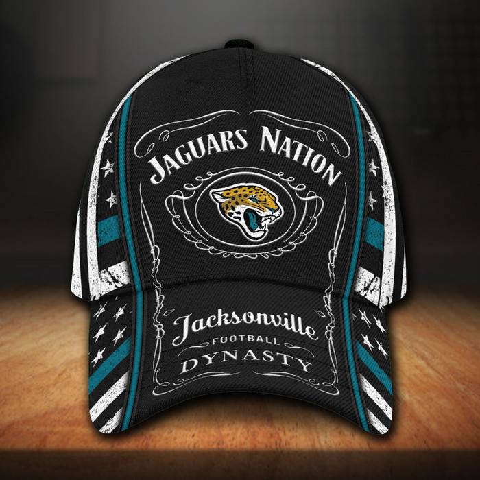 Jacksonville Jaguars Jack Daniel Logo 3D Baseball Cap CNI230