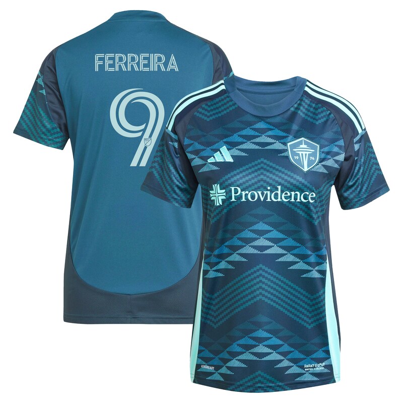 Jesus Ferreira Seattle Sounders FC Women's 2025 The Salish Sea Kit Replica Player Jersey - Blue
