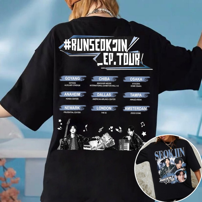 Jin Runseokjin Tour 2025 T-Shirt, Seokjin Worldwide Handsome Shirt