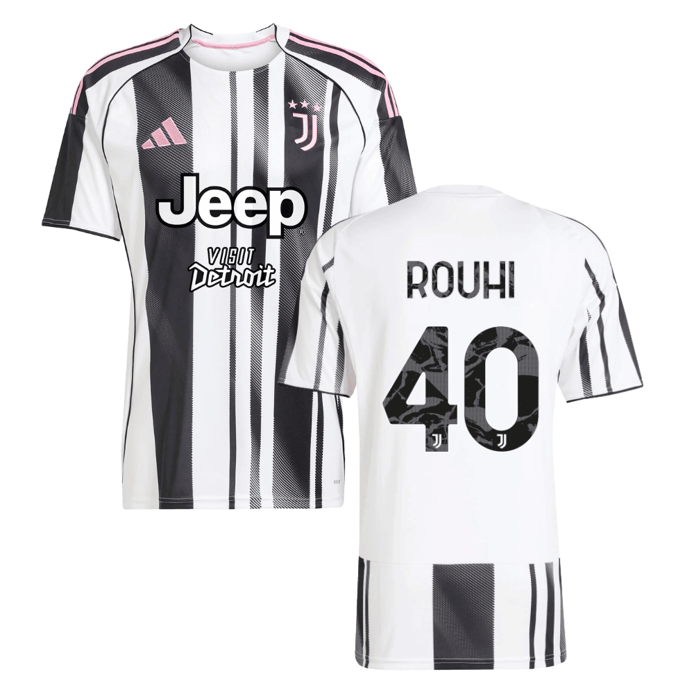 Jonas Jakob Rouhi 40 Juventus 2025-26 Home Men Jersey - White