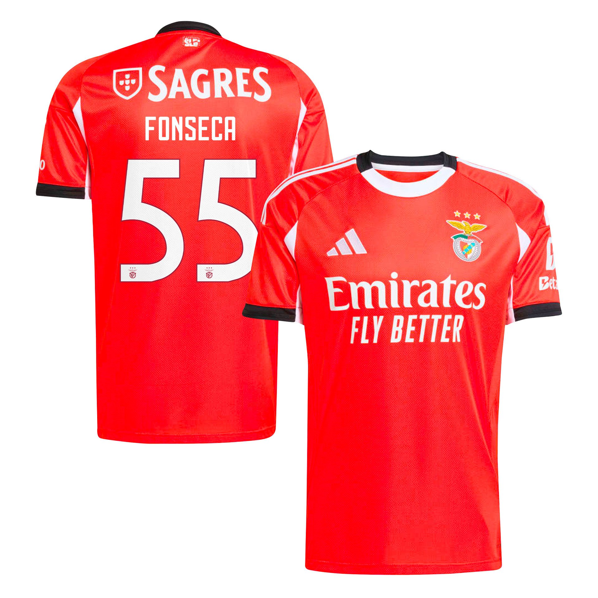 Joo Fonseca 55 SL Benfica 2025/26 Home Men Jersey - Red