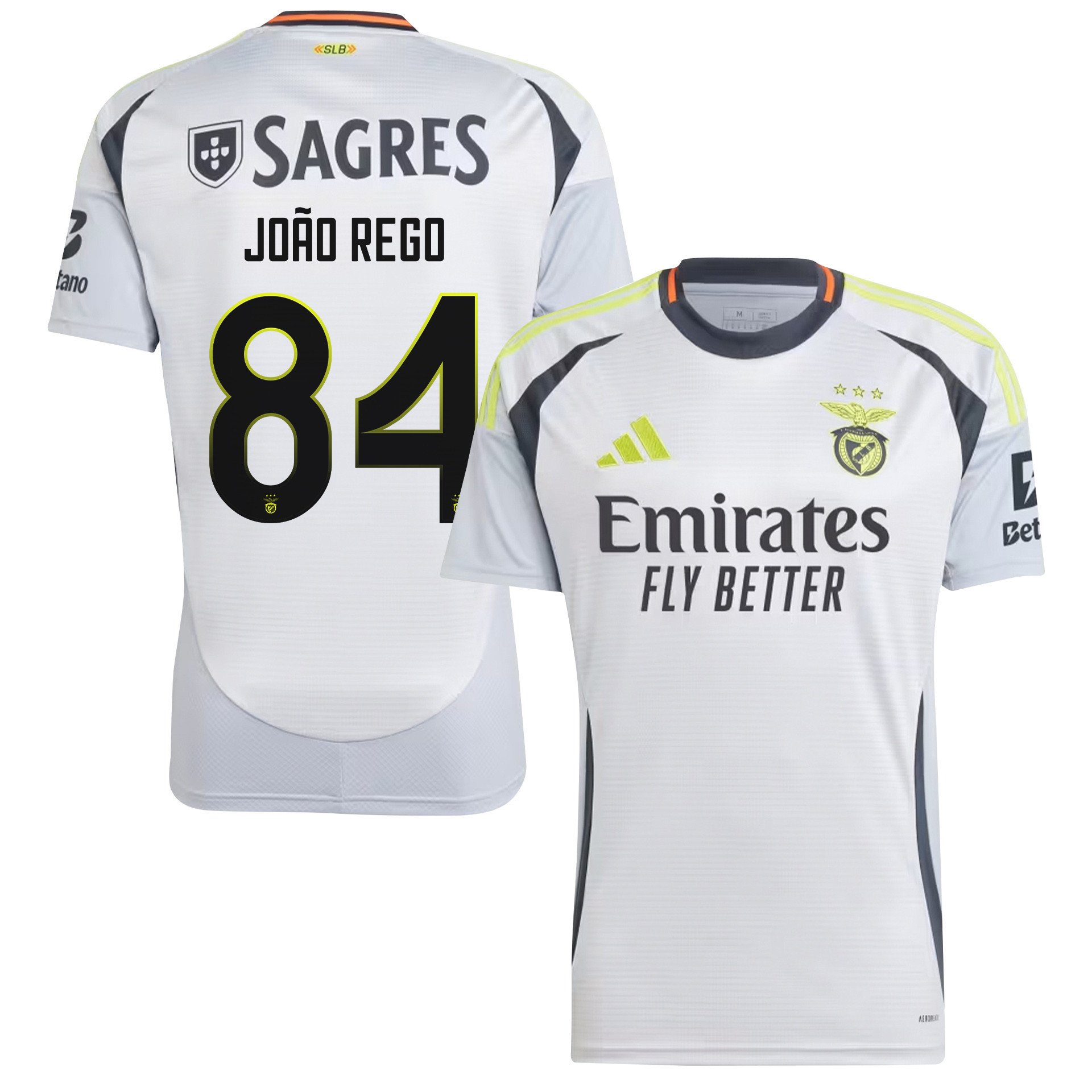 Joo Rgo 84 S.L. Benfica 2024/25 Third Men Jersey - White