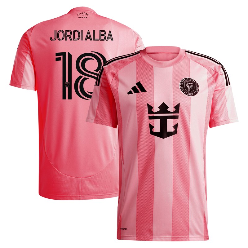 Jordi Alba Inter Miami CF 2025 Euforia Replica Player Jersey - Light Pink