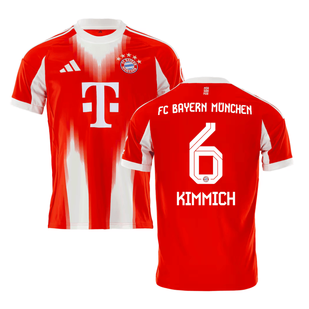 Joshua Kimmich 6 Bayern Munich 2025/26 Home Men Jersey - Red