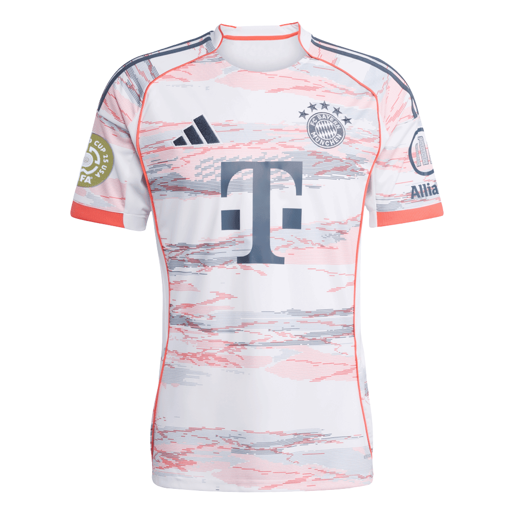 Josip Stanii 44 Bayern Munich 2025/26 FIFA Club World Cup 25 USA Patch Away Men Jersey - White
