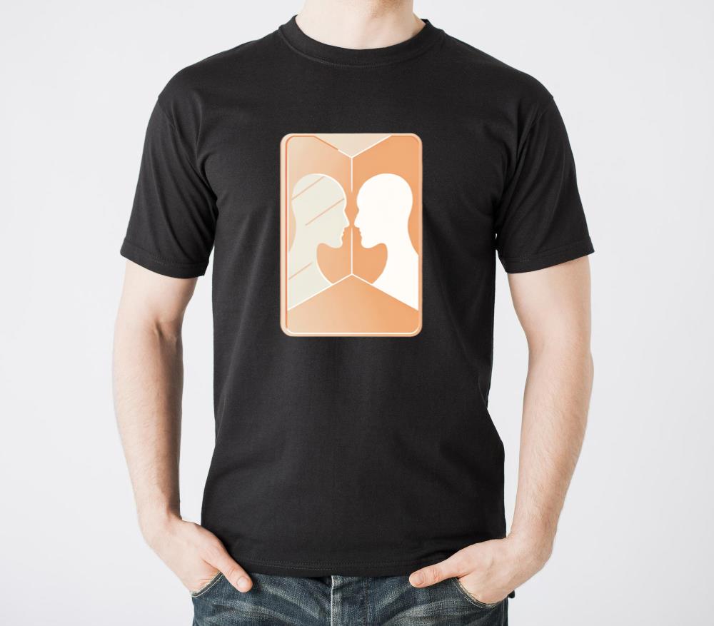 Journey of Self - Elegant Reflection Art - Unisex Standard T-Shirt