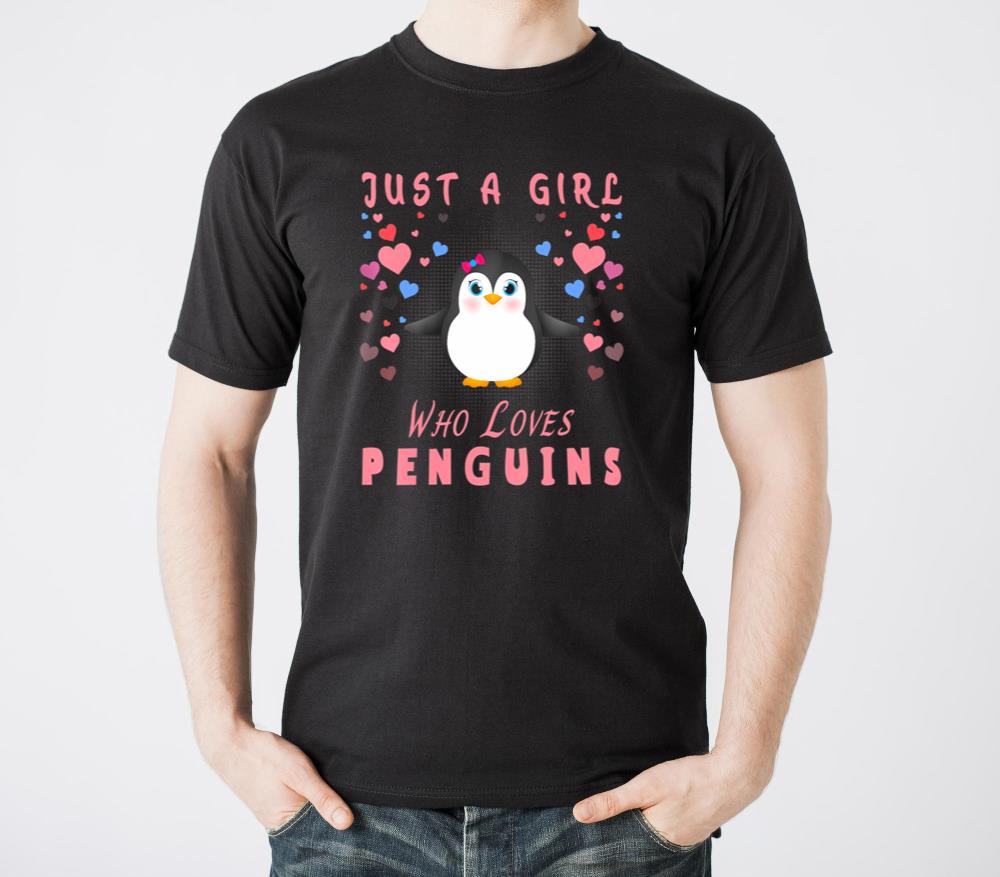 Just a Girl Who Loves Penguins - Unisex Standard T-Shirt