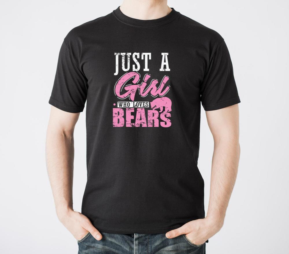 Just a Girls who loves Bears Forest Animal - Unisex Standard T-Shirt