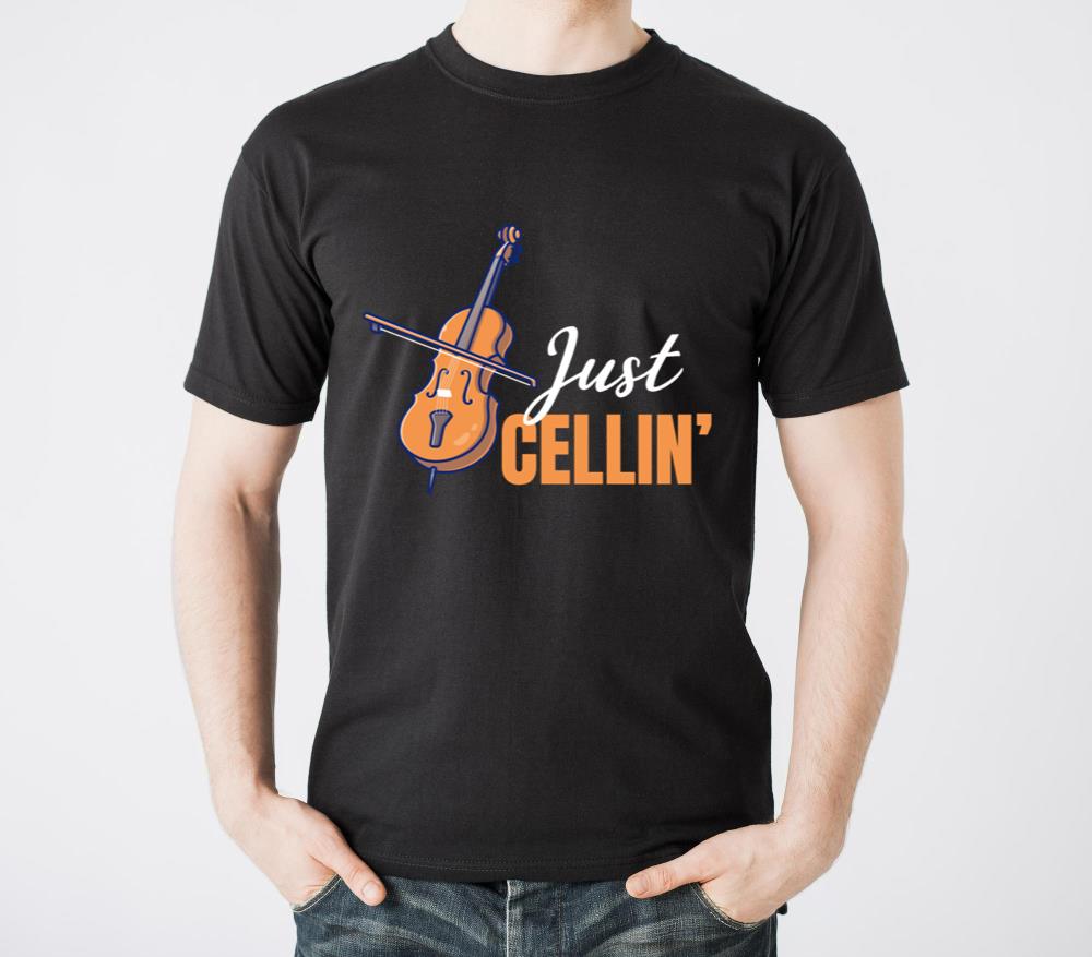 Just Cellin Funny Cellist Musical Orchestra - Unisex Standard T-Shirt