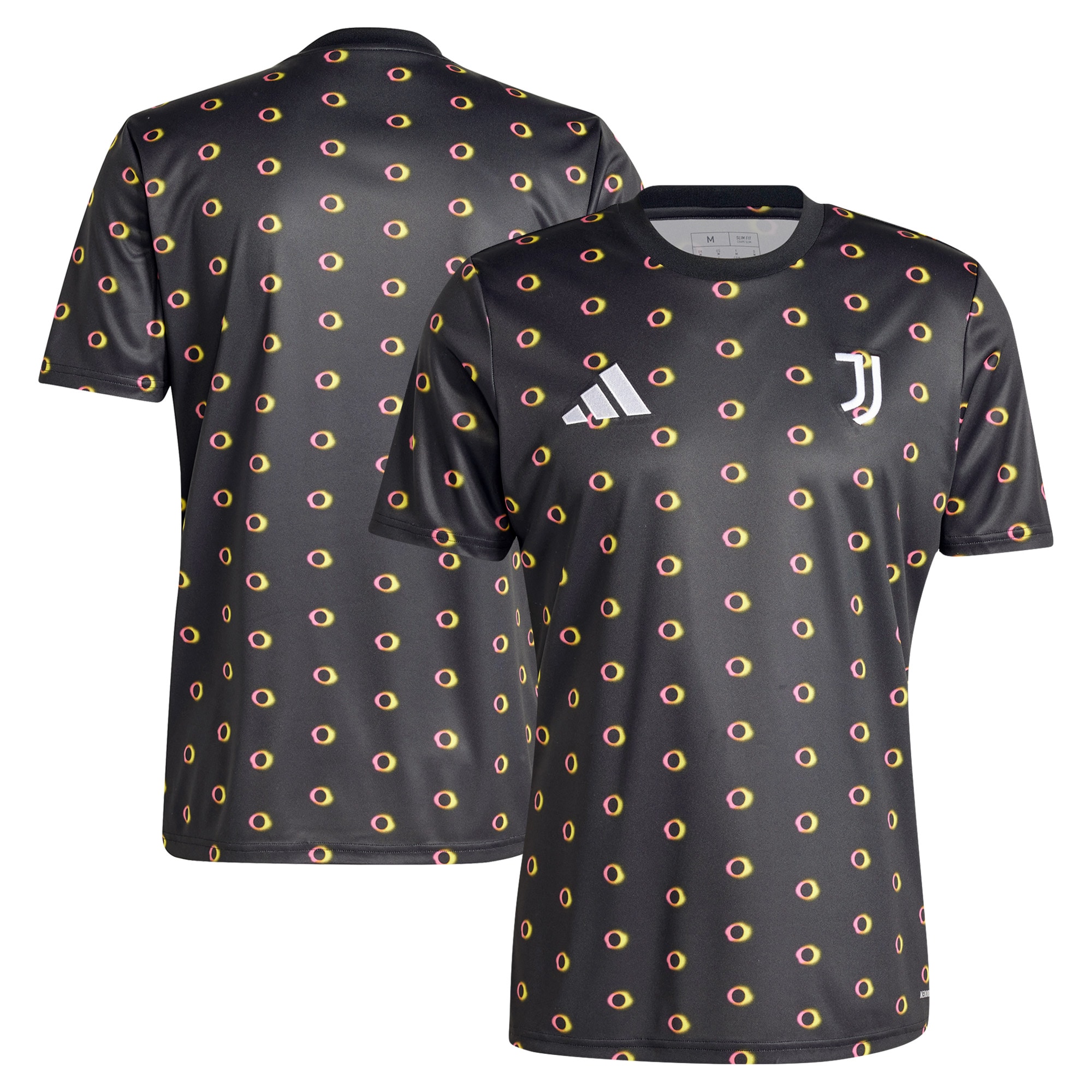Juventus adidas 2024/25 Slim Fit Pre-Match Top - Black
