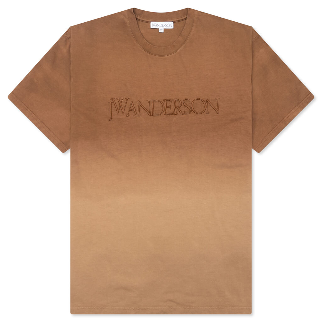 JW Anderson Gradient T-Shirt - Tobacco